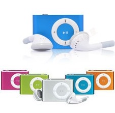 MP3 player with TF card slot and metal casing