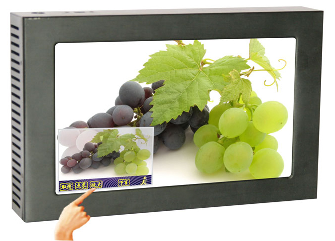 7inch LCD digital sinage with touchscreen  and LED backlight