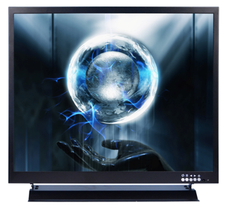 17inch Industrial LCD CCTV monitor with VGA BNC1 BNC2 BNC HDMI YPBPR