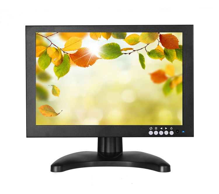 10.1inch industrial cctv monitor with High brightness 650cd/m2